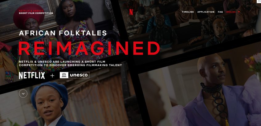 Netflix has partnered with UNESCO to launch a short film competition, “African Folktales, Reimagined,”